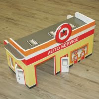 FunDeco Village Playsets, auto service