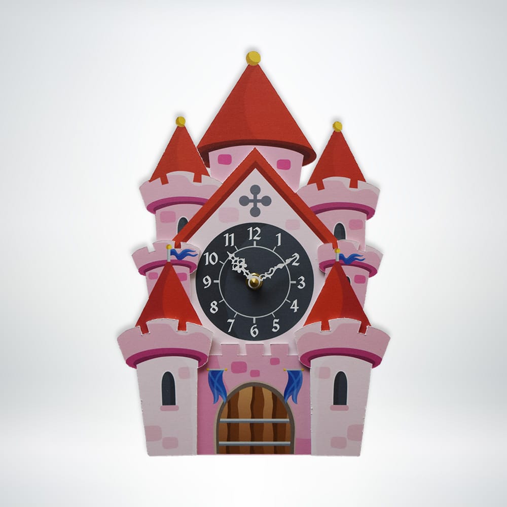 FunDeco Castle craft clock front