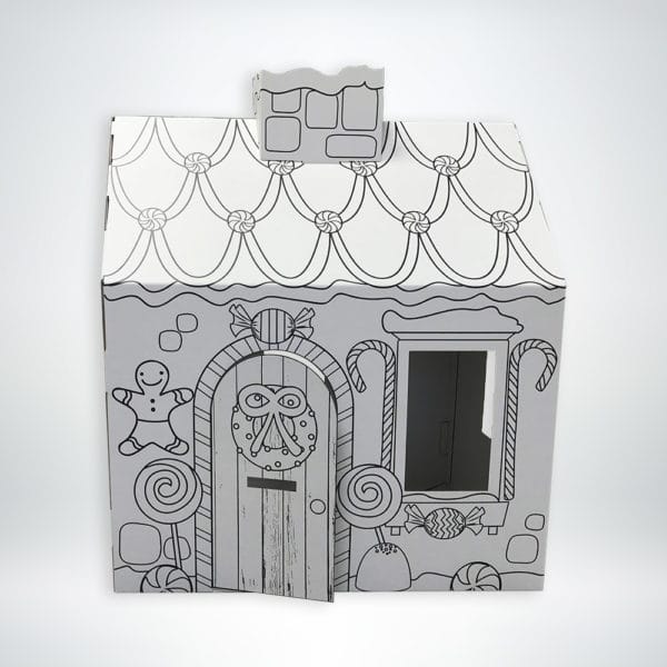 FunDeco Gingerbread Playhouse
