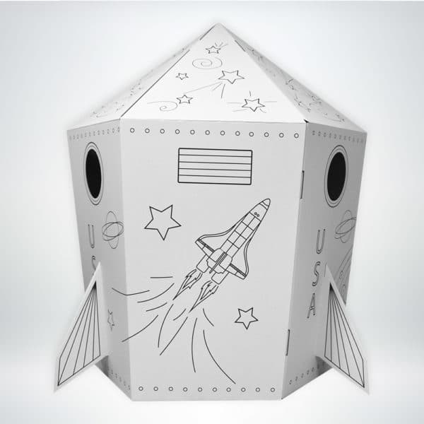 FunDeco Rocketship side view