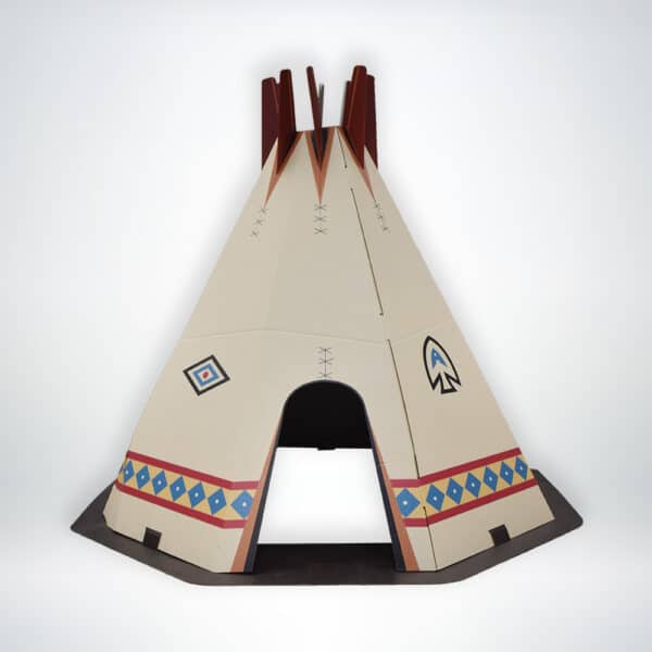 FunDeco Teepee Playhouse Front opening