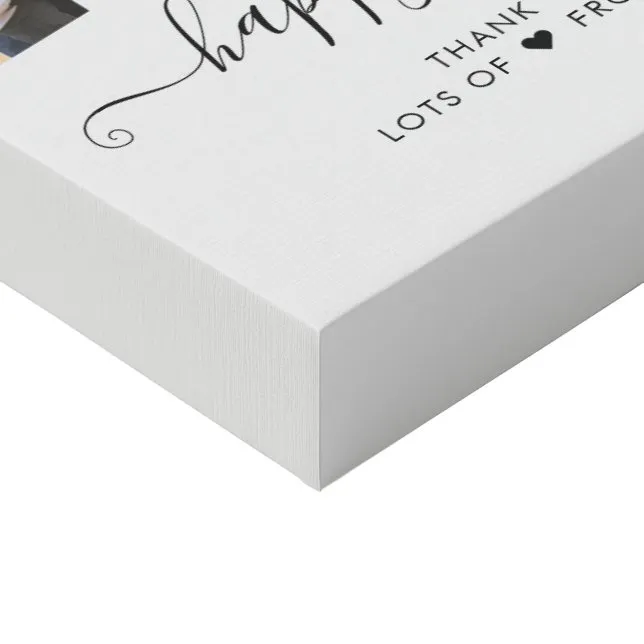 Stylish MOM Photo Collage Happy Mother's Day Faux Canvas Print - Image 3